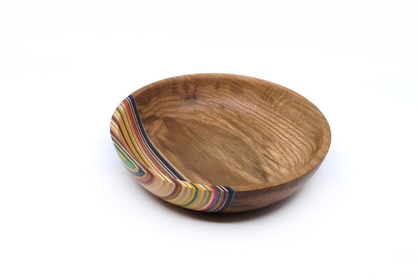 SKATEBOARD & OAK ART BOWL