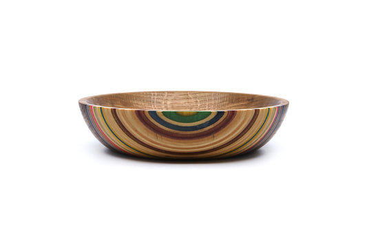 SKATEBOARD & OAK ART BOWL