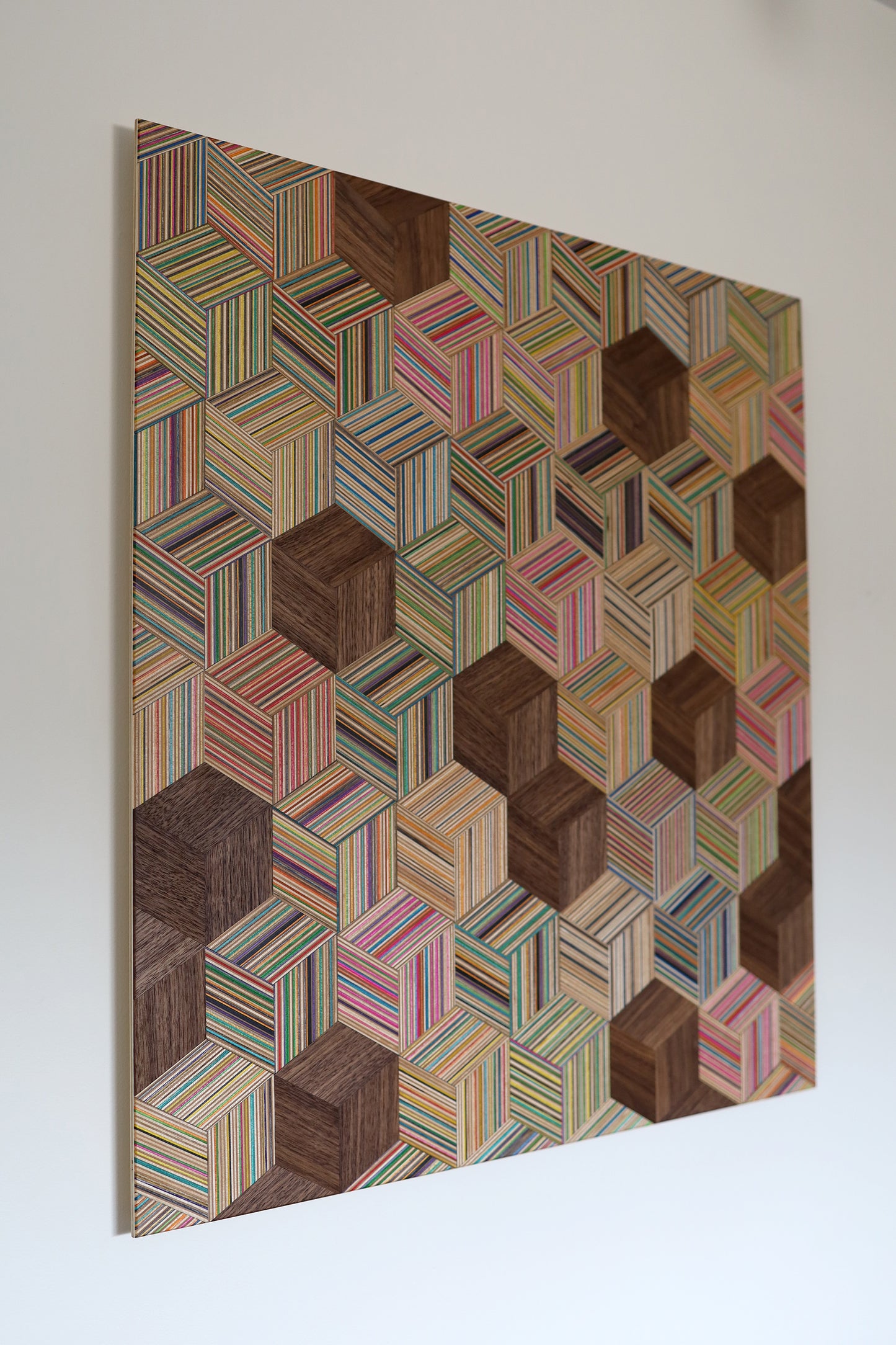 LARGE HEXAGON WALL ART