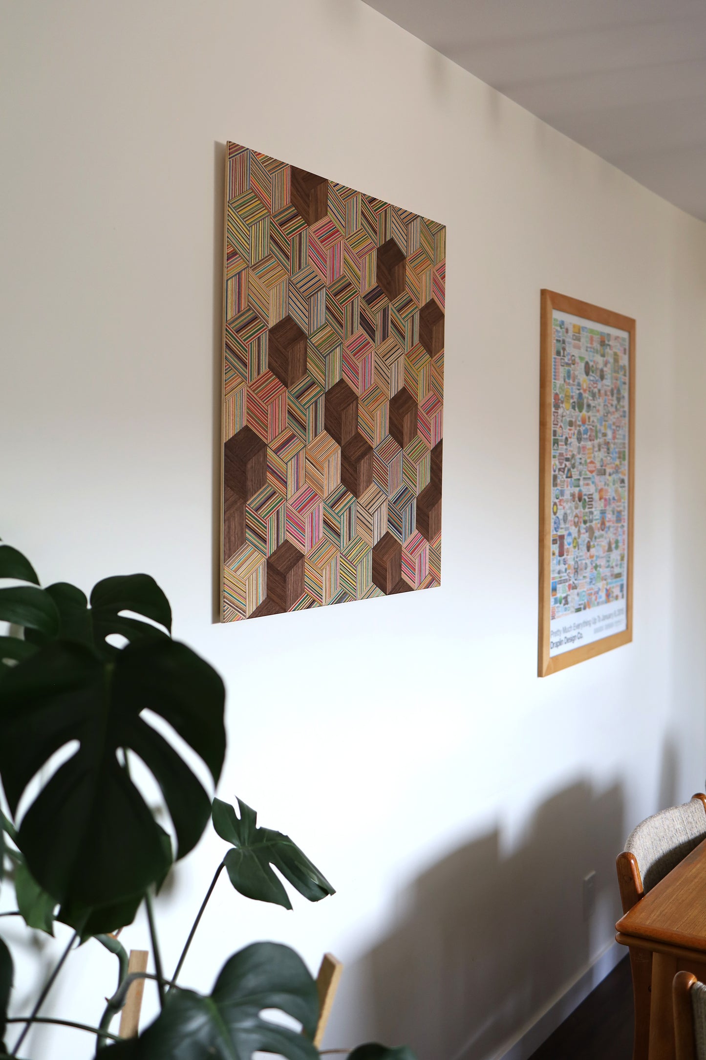 LARGE HEXAGON WALL ART