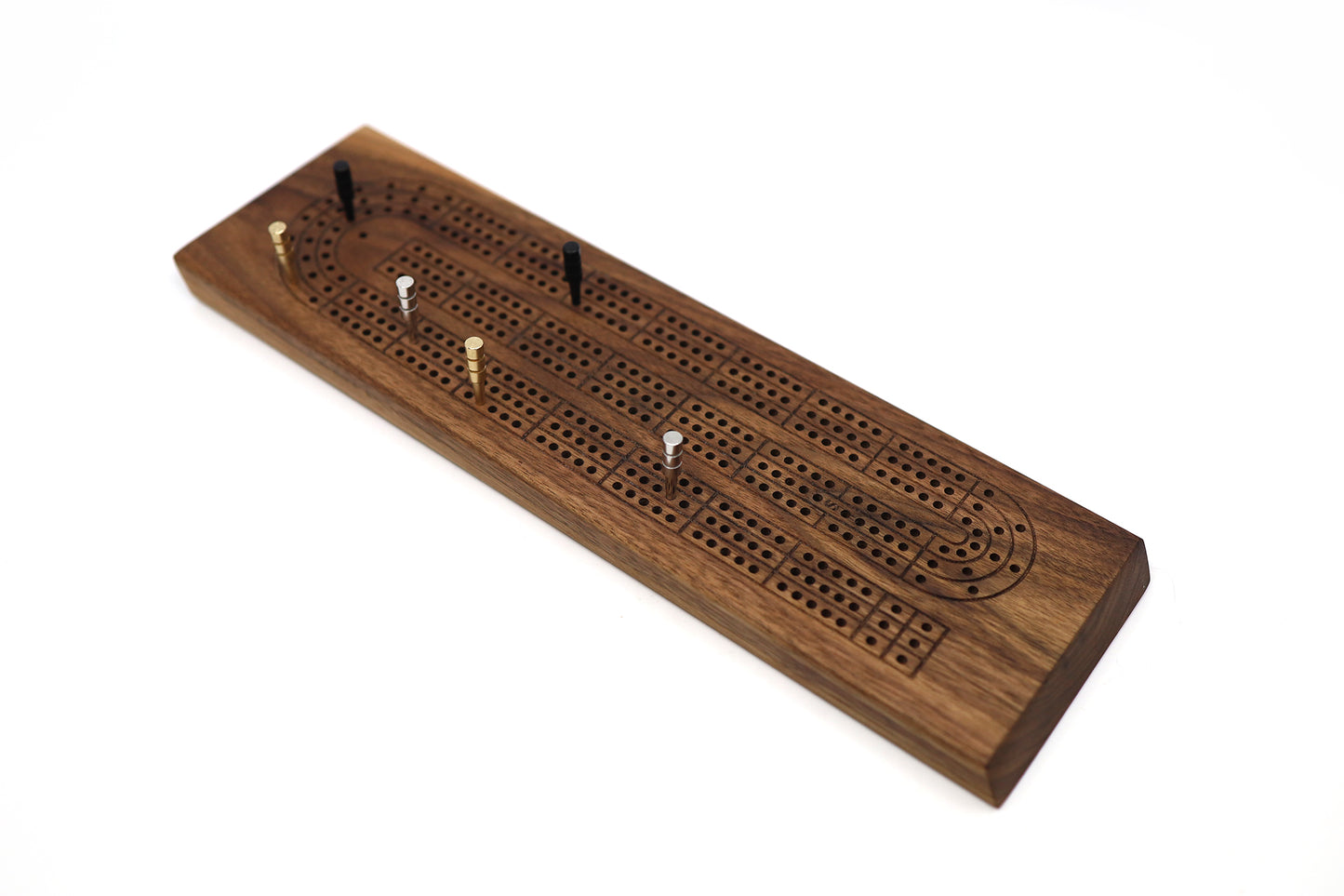 WALNUT CRIBBAGE BOARD