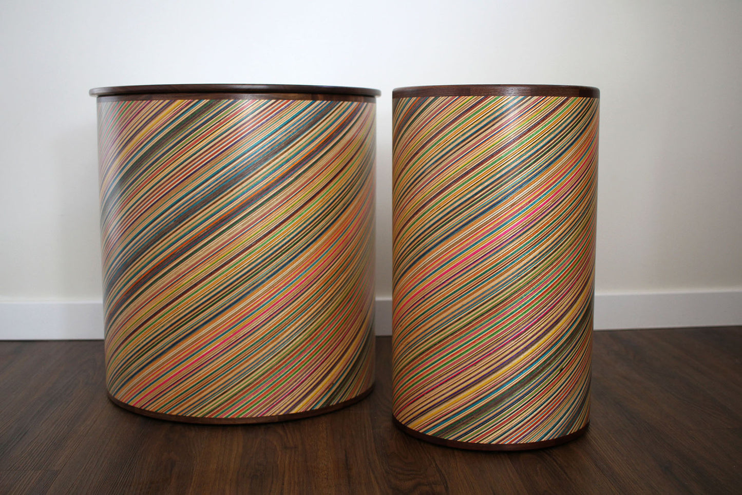 'ROUND BOIS' END TABLE SET