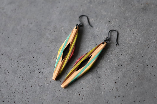 RHOMBUS DANGLE EARRINGS