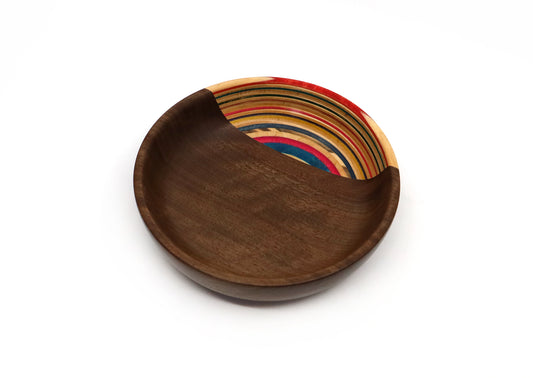 SKATEBOARD & WALNUT VALET DISH